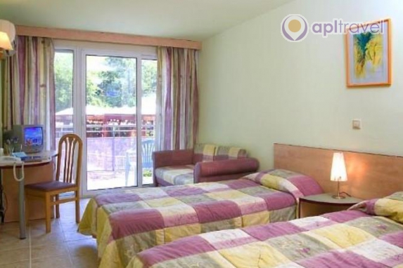 Front view of the hotel