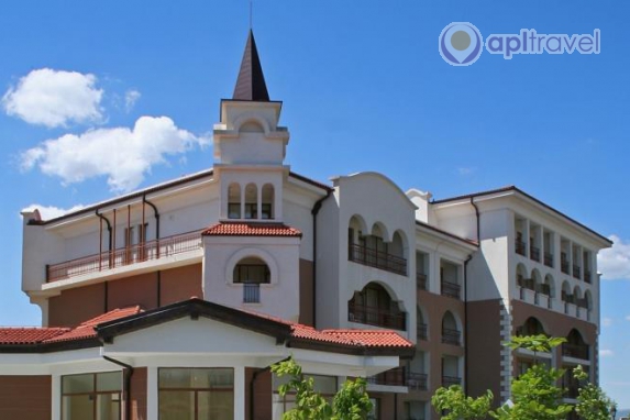 Front view of the hotel