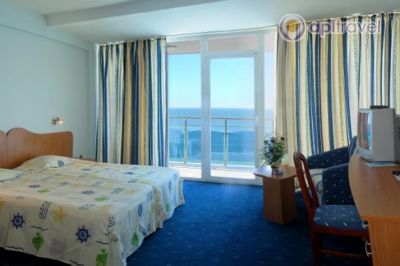 Front view of the hotel