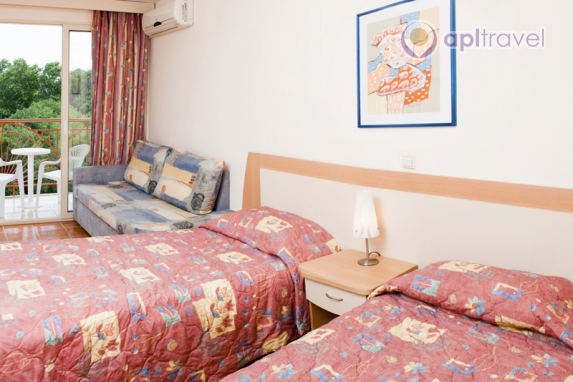 Front view of the hotel