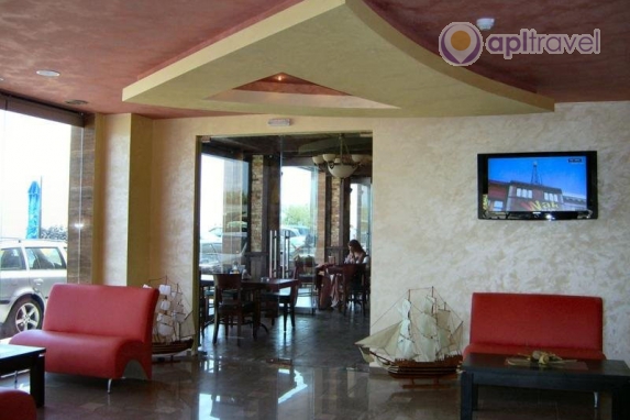 Front view of the hotel