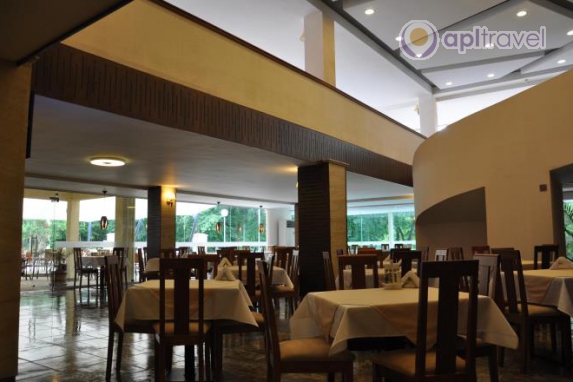 Front view of the hotel