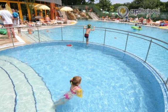 Front view of the hotel