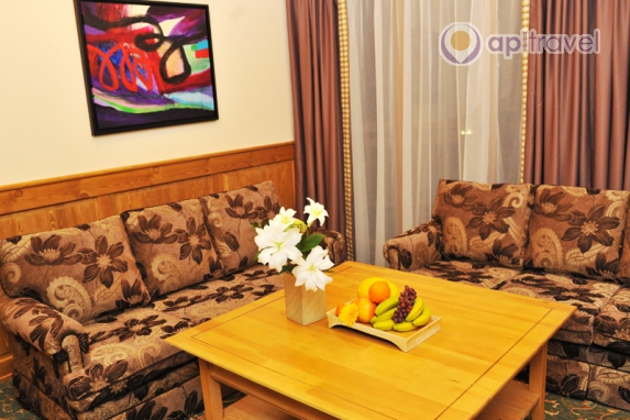 Front view of the hotel