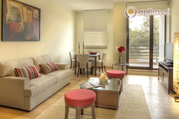 Front view of the hotel