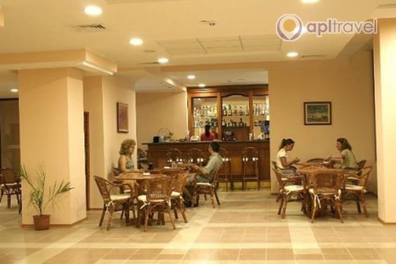 Front view of the hotel