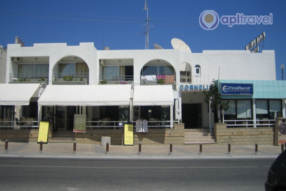 Front view of the hotel