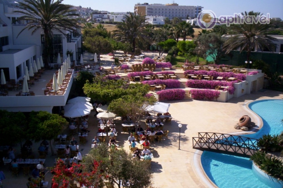 Front view of the hotel