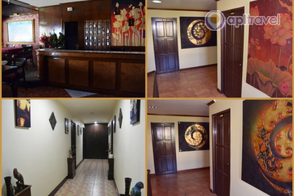 Front view of the hotel