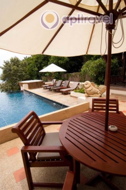 Front view of the hotel