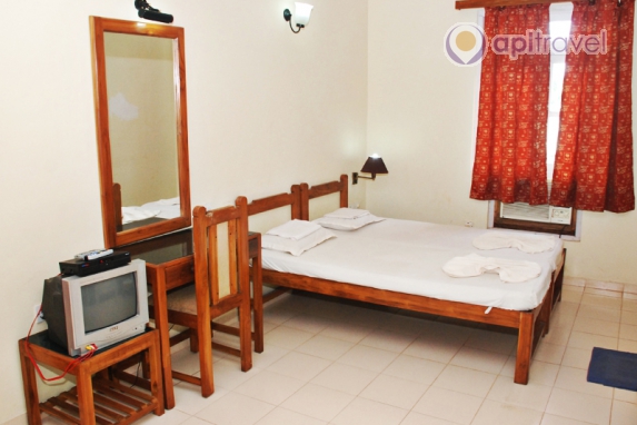 Front view of the hotel