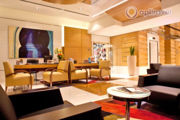 Front view of the hotel