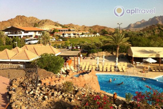 Front view of the hotel