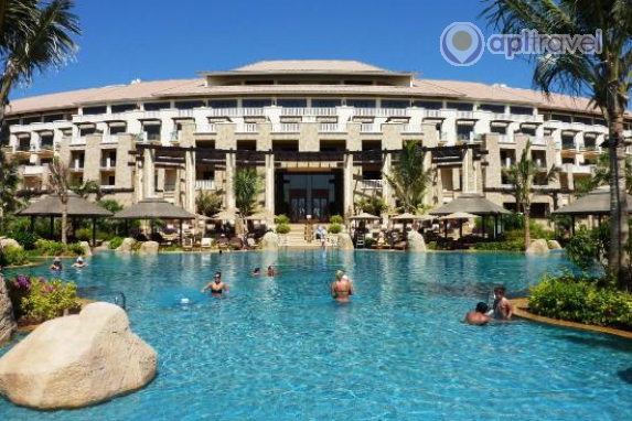 Front view of the hotel