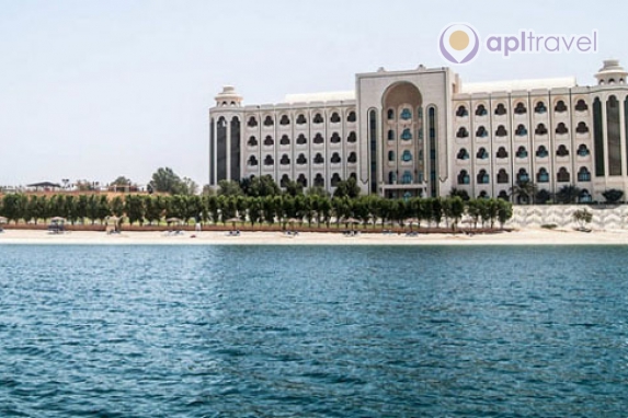 Front view of the hotel