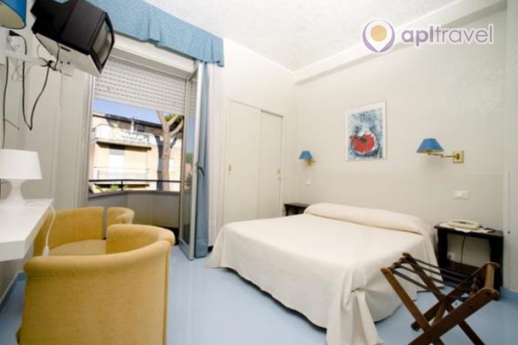 Front view of the hotel