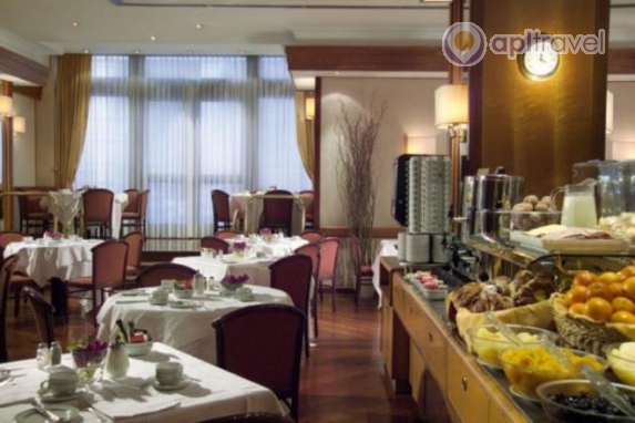 Front view of the hotel