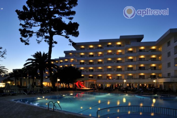 Front view of the hotel