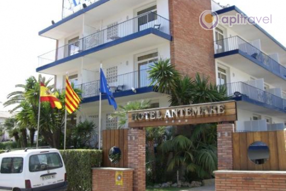 Front view of the hotel