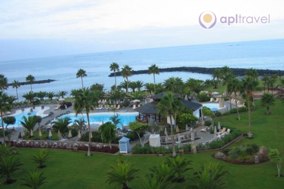 Front view of the hotel