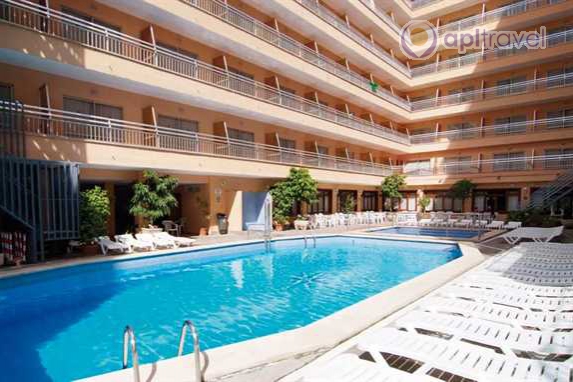 Front view of the hotel