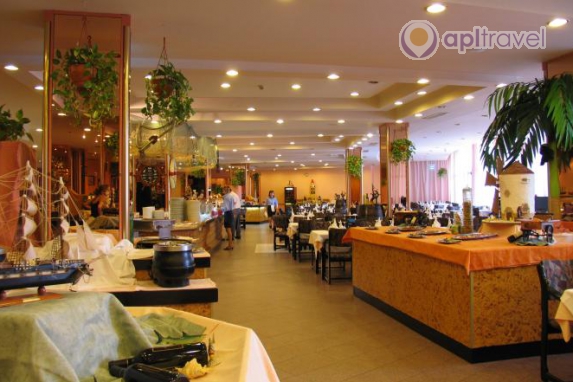 Front view of the hotel