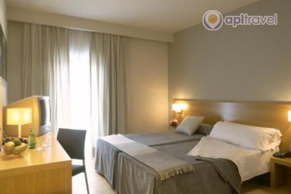 Front view of the hotel