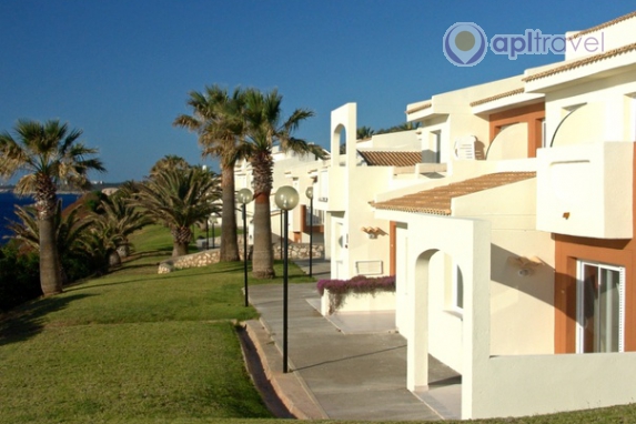 Front view of the hotel