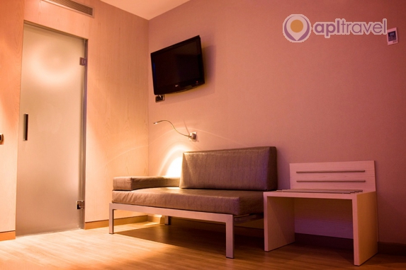 Front view of the hotel