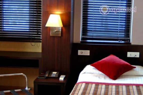 Front view of the hotel