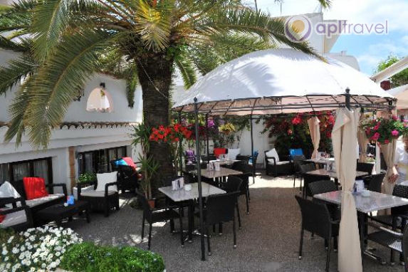 Front view of the hotel