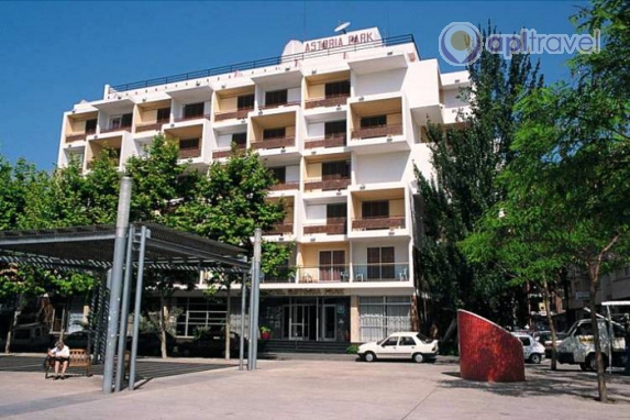 Front view of the hotel