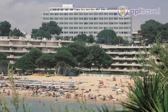 Front view of the hotel