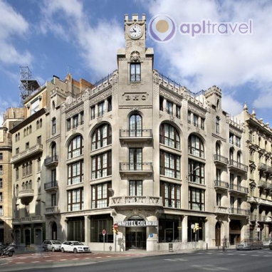 Front view of the hotel