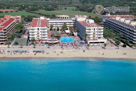 Front view of the hotel