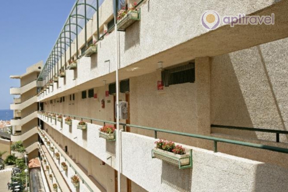 Front view of the hotel