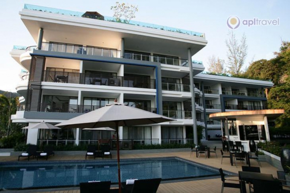 Front view of the hotel
