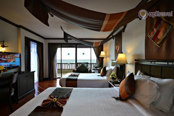 Front view of the hotel