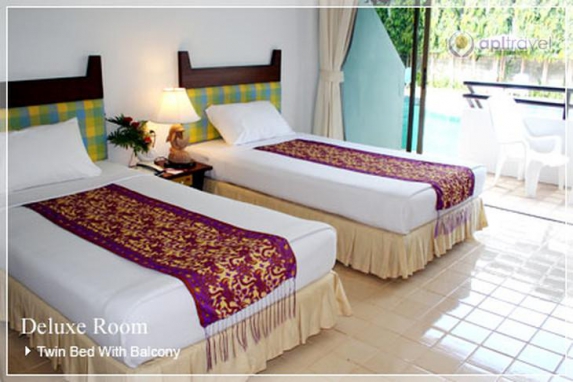 Front view of the hotel