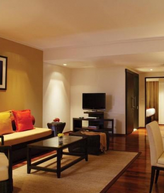 Front view of the hotel