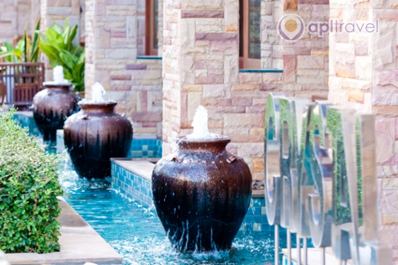 Front view of the hotel