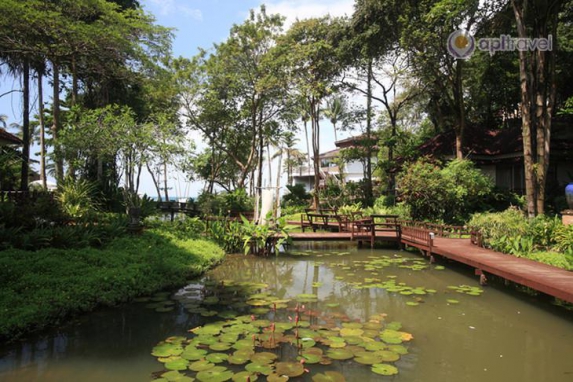 Front view of the hotel