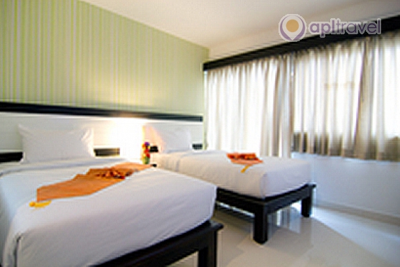 Front view of the hotel