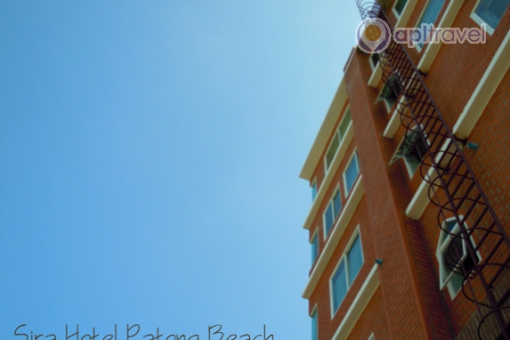 Front view of the hotel