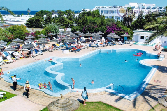 Front view of the hotel