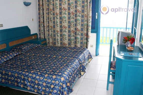 Front view of the hotel