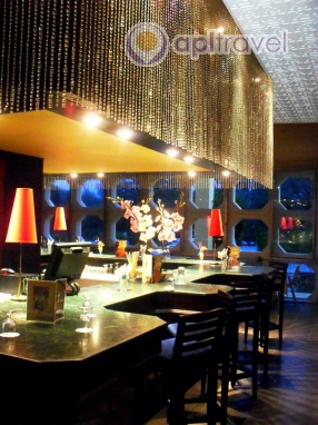 Front view of the hotel