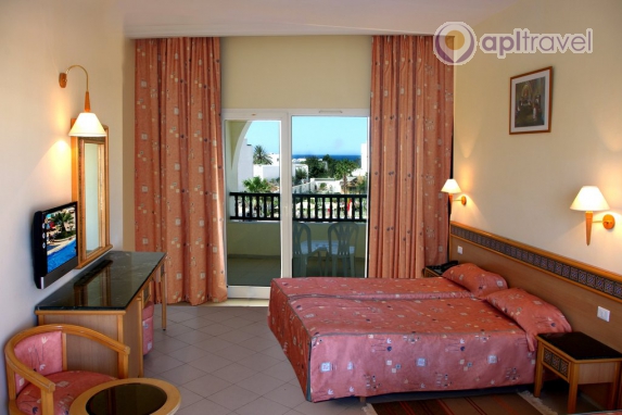 Front view of the hotel