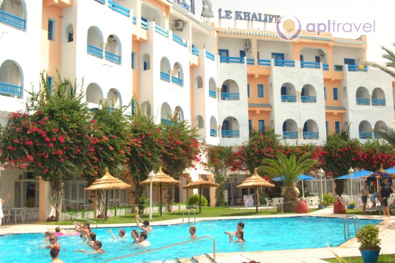 Front view of the hotel