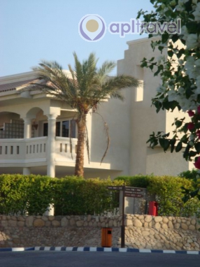 Front view of the hotel